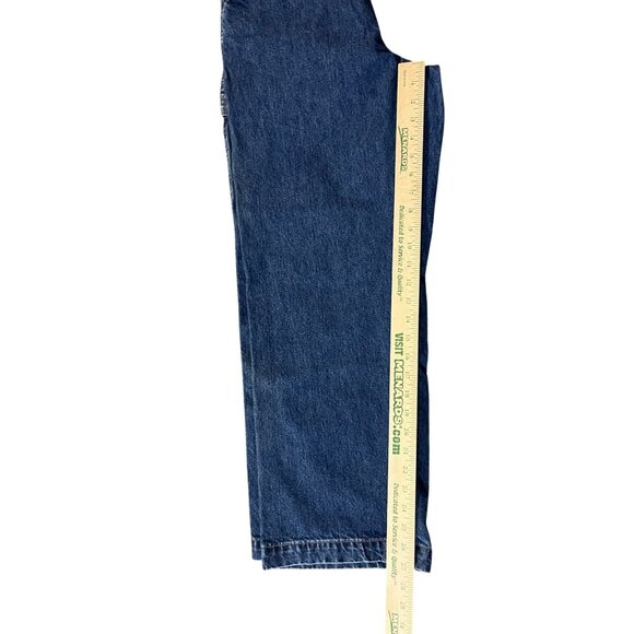 Vintage Bugle Boy Jeans Boys 14 Husky Carpenter Blue Denim 100% Cotton Y2K - Picture 10 of 15